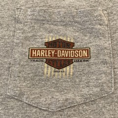 Harley-Davidson Shirt Mens XL Gray Long Sleeve Pocket Speedway Concord NC
