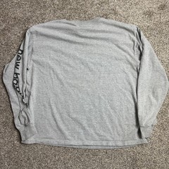 Vintage 90s New Balance Center Logo Gray XX-Large Long-Sleeve T-Shirt Skater