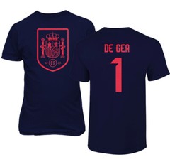 Spain Soccer #1 David De Gea World Football Fans Adult and Youth T-Shirt