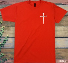 3 NAILS CROSS T SHIRT CHRISTIAN CROSS JESUS SAVES GOD IS GOOD