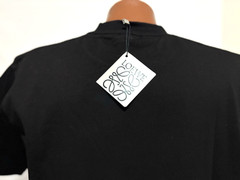 AUTHENTIC LOEWE x SUNA FUJITA BUNNY EMBROIDERED LOGO BLACK T-SHIRT MEDIUM NWT