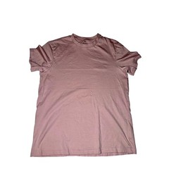 H&M T-Shirt Mens Medium Mauve Pink Regular Fit Short Sleeve Cotton Crew Neck