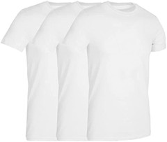 BILLIONHATS 3 Pack Men’s Cotton T-Shirts Short Sleeve Lightweight(SMALL)