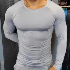 Men’s Women’s Long Sleeve Performance Moisture Wicking T-Shirt Sports Fitness