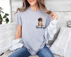 Personalized Pet Comfort Tee Custom Dog Cat Lover Shirt Gift Idea