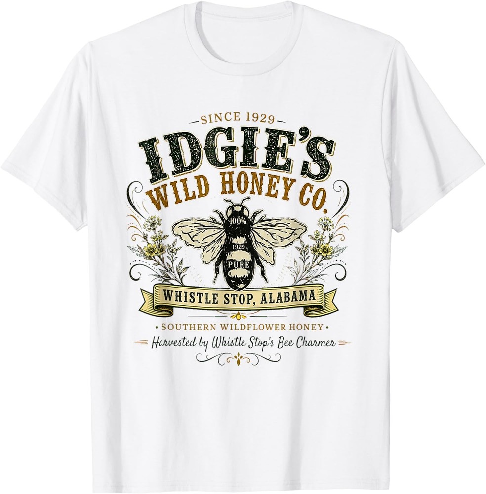 Idgies Wild Honey Co Southern Whistle Stop Café Vintage T-Shirt
