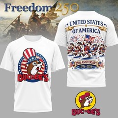 Buc-ees 250th Anniversary , 250th years of Freedom – All Over Shirt