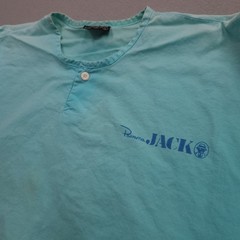 Vintage 80s Panama Jack Shirt Mens Large Blue Single Stitched Made in USA Tee