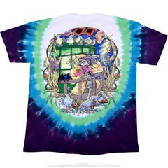 Grateful Dead Watch Tower Tie-Dye T-Shirt Liquid Blue