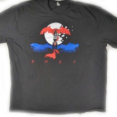 RWBY Ruby Rose Grimm Wyvern Black T-Shirt Size 3X 52 Rock Me Apparel