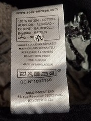 Sol’s Regent Paris Embroidered Large T Shirt
