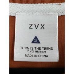 ZVX British Turn is the Trend Mens XL Burnt Orange Short Sleeve Tee Tom & Jerry