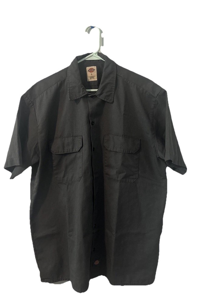 Dickies Awesome Work shirt Short Sleeve dark gray Size L