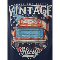 Way to Celebrate 4th of July American Pickup Graphic Muscle Tank (Medium)