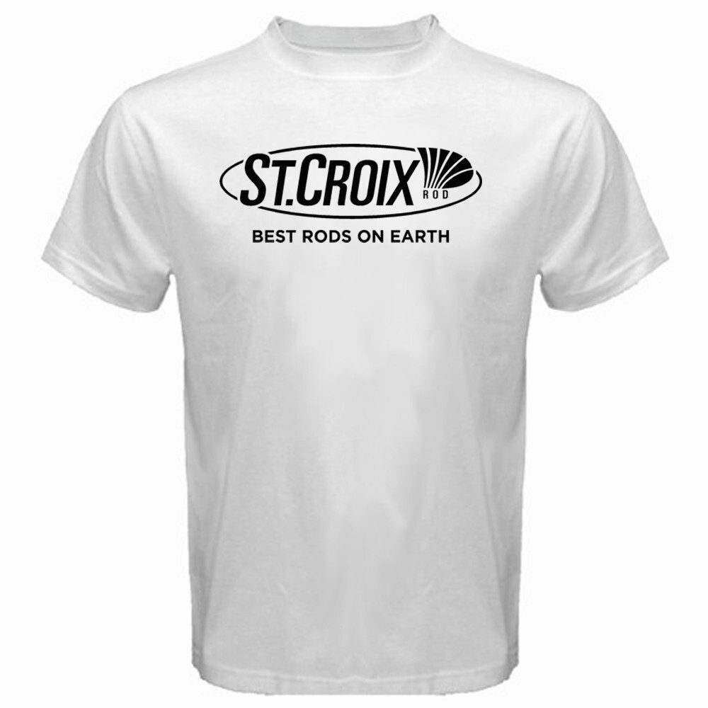 St. Croix Fishing Rods Men’s White Size S to 5XL