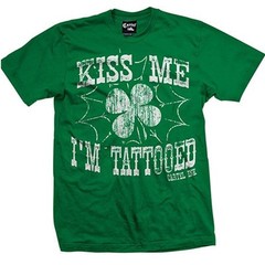 CARTEL INK KISS ME IM TATTOOED TATTOO TATTED GOTH PUNK MENS T TEE SHIRT S-5XL