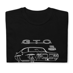 1970 GTO Judge RA IV Muscle Car Collector Cars Owner Gift Short-Sleeve T-Shirt
