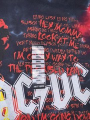 AC/DC Highway to Hell tie-dye T-shirt by liquid blue Hot Topic Small Angus Young