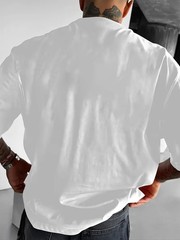 Trendy Men’s Short-Sleeve Graphic T-Shirt Casual Wear Round Neck Tee Tops US ↗