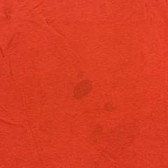 The North Face T-Shirt Mens L Orange Crew Neck Short Sleeve Tagless Back Logo