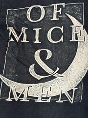 Of Mice & Men Moon Graphic Women’s XS Emo Post Hardcore Band T Shirt