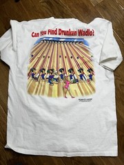 Vintage Single Stitch Can You Find Drunken Waldo Size XL