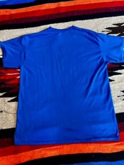 Gildan Dry-Blend Skull and Crossbones T- Shirt Men’s L Royal Blue Casual