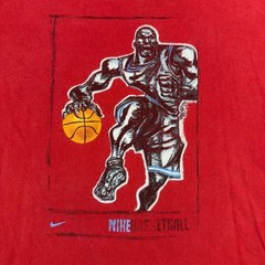 Vintage Y2K Nike Basketball Men’s XL T-Shirt Center Box Graphic Jordan Supreme