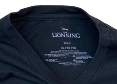The Lion King Disney Movie T-shirt Size XL Black Simba Mufasa Pumbaa Timon