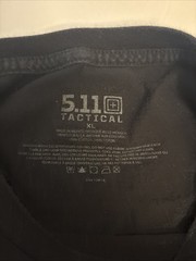 5.11 Tactical Men’s Long Sleeve Shirt Size XL – Black / “All Bark, All Bite” K9