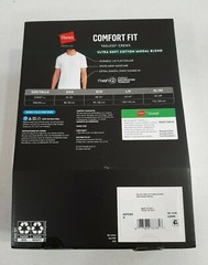 Hanes Premium Men’s 3 Pack Comfort Fit Crew T-Shirts Size Medium White X Length