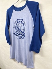 Vintage 1982 High School Swimming T Shirt Raytown Jayclockers Blue Jays Large