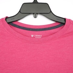 Cremieux Men’s Short-Sleeve Shirt Loungewear XLT Tall Man Berry Red Solid NWT