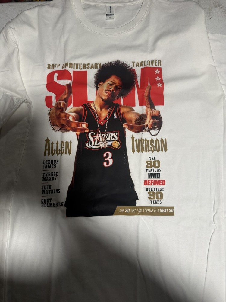 Allen Iverson Slam shirt, 30th Anniversary Graphic tee