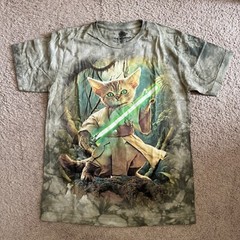 The Mountain Star Wars Theme Yoda Cat, Different Colors, Brand New, Men’s Sizes