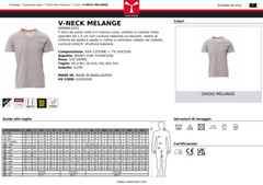 PAYPER T-Shirt V-NECK Scollo a V Mezza Manica Corta Uomo 100% Cotone Maglietta