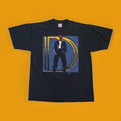 Vintage 1997 Jerzees Puff Daddy Concert T-Shirt Black Size XL Double-Sided EUC