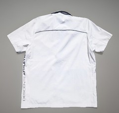 High Quality Japanese Brand Descente Athletic Full Zipper Short Sleeve Jacket M