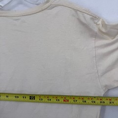 Yazbek Graphic T-Shirt Mens Large Cream Cancun Mexico Mayan Pyramid Cotton Tee