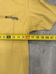 Columbia PFG T-Shirt Mens Small Yellow Swordfish Art Fishing Gear Angler Outdoor