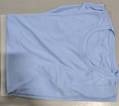 GENERIC UNI-SEX T-SHIRT 71% RAYON, 25% POLYAMIDE, 4% SPANDEX – L – LIGHT BLUE