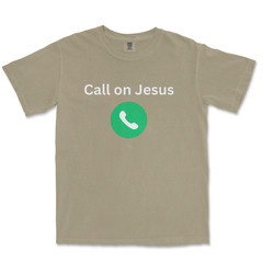 Call On Jesus Shirt Christian Shirts for Men Graphic Jesus Shirt For Men