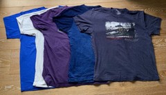 Set Of 5 Mens Tshirts Different Brands Size L