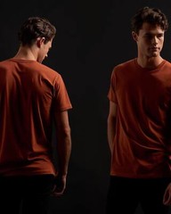 AS COLOUR 5001 STAPLE TEE COPPER T-SHIRT COTTON