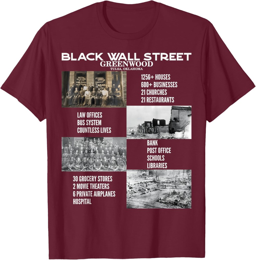 Vintage Black Business History Month Wall Street Unisex T-Shirt