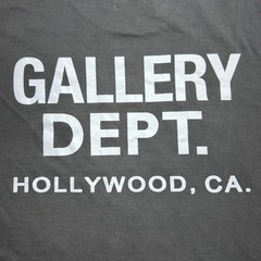 Gallery Dept. Men’s Black Logo Crew Neck Short Sleeve T-Shirt Size XL