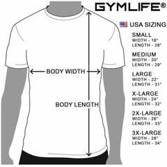 GYM LIFE® ICON Mens Athletic T-Shirt Workout Exercise Fitness Shirts, Navy Blue