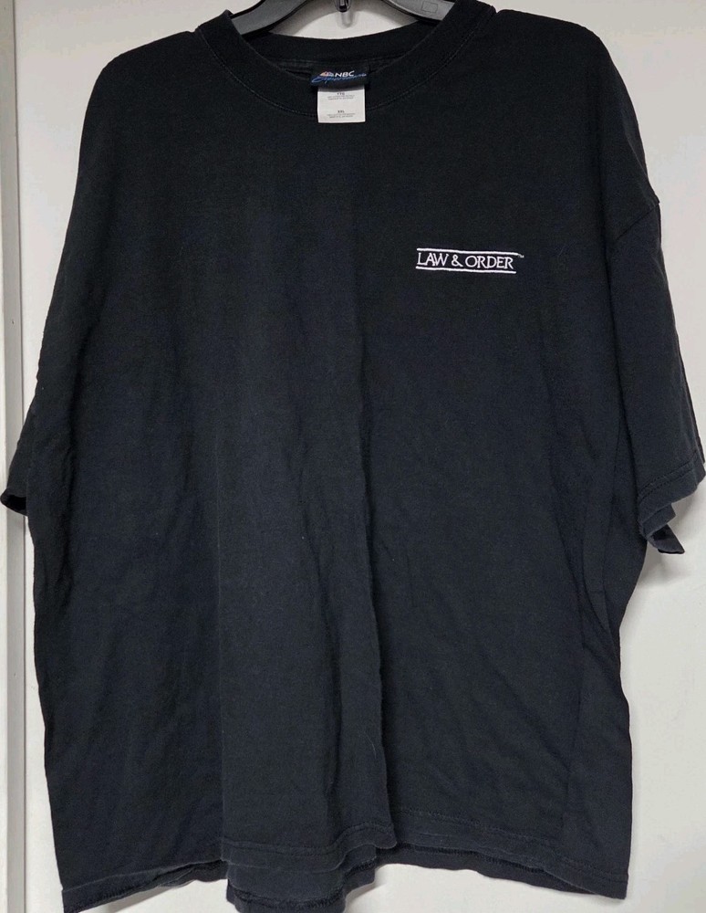 VTG 90s NBC EXPERIENCE STORE LAW & ORDER T-SHIRT MEN 2XL, TV SHOW