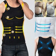 2022 New Men’s Gynecomastia Vest Cooling Compression Muscle T-Shirt Body Shaper