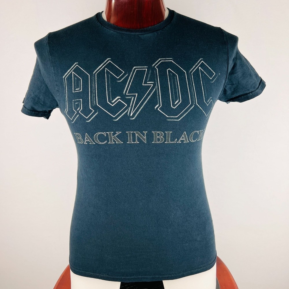 AC/DC Back In Black Album Small T-Shirt Shirt